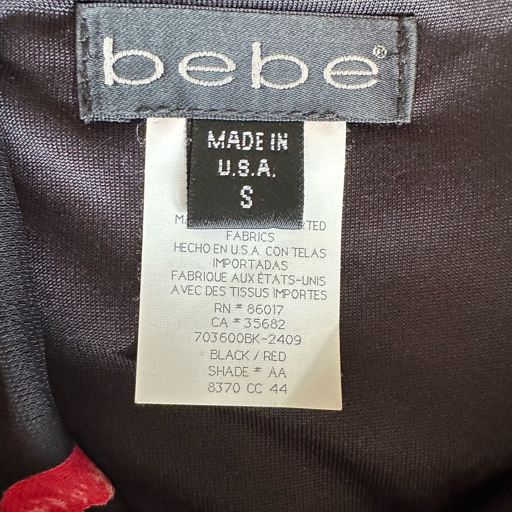 Bebe Kiss Print Black Slip Dress with spaghetti straps - Vintage Y2K - Picture 5 of 5